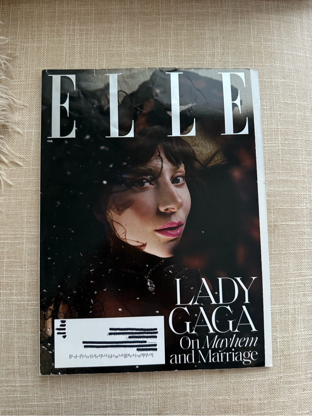 ELLE Magazine Cover Lady Gaga
